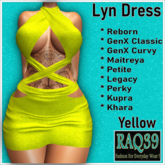 [R39] Lyn Dress-Yellow