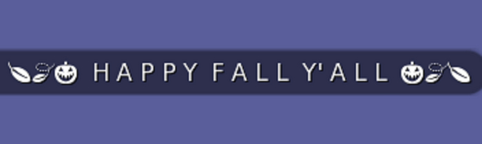 :: MG ::  Happy Fall Y'all - Gesture (with Sound)