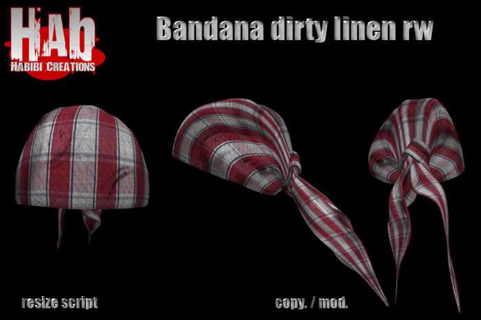 Bandana dirty linen rw
