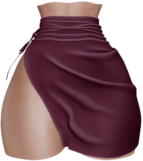 Limited Addiction - Leona Skirt - Wine