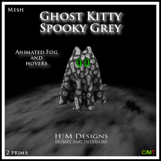 Ghost Kitty - Spooky Grey