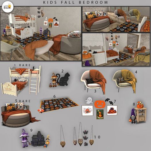 06 Little Bee - KIds Fall Bedroom