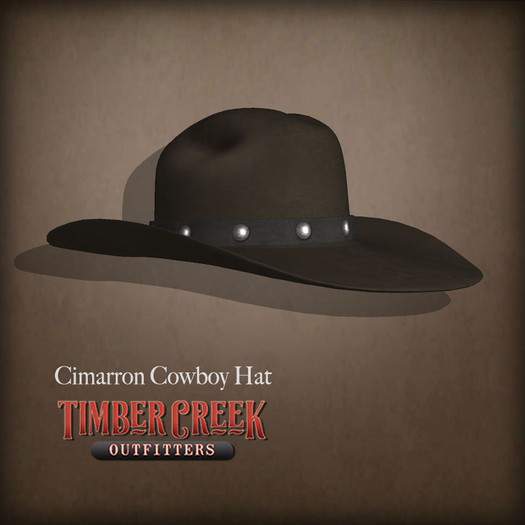 [Timber Creek] Cimarron Cowboy Hat~Brown