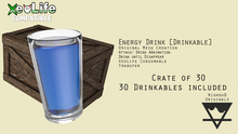Energy Drink [ Glass ] Drinkable [ XeoLife ] [ Crate of 30 ]