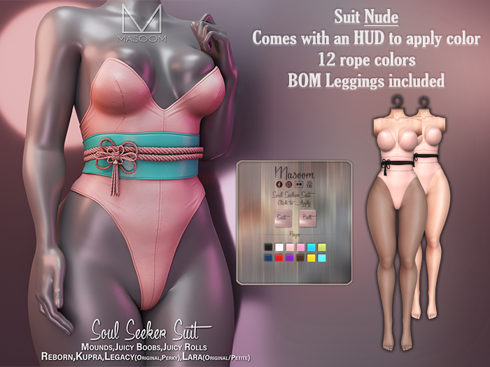 [[ Masoom ]] Soul Seeker Suit - Nude 