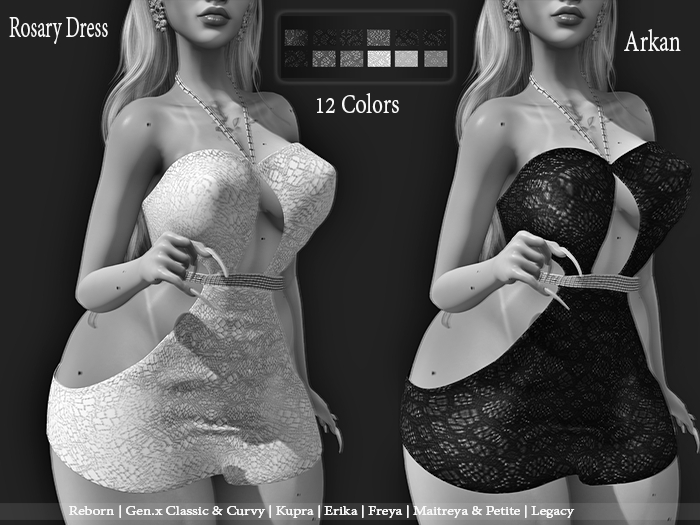 .::Arkan::. Rosary Dress + Fitmesh DEMO