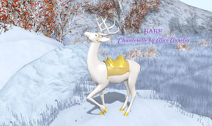 02 -Culco- Reindeer with Sled -Reindeer -White 7Li RARE