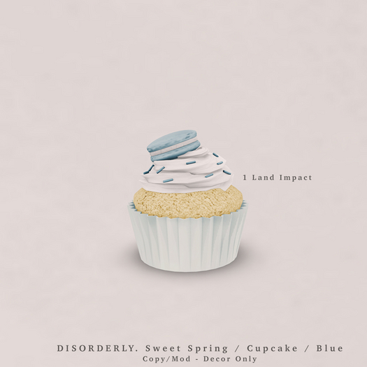 DISORDERLY. / Sweet Spring / Cupcake / Blue
