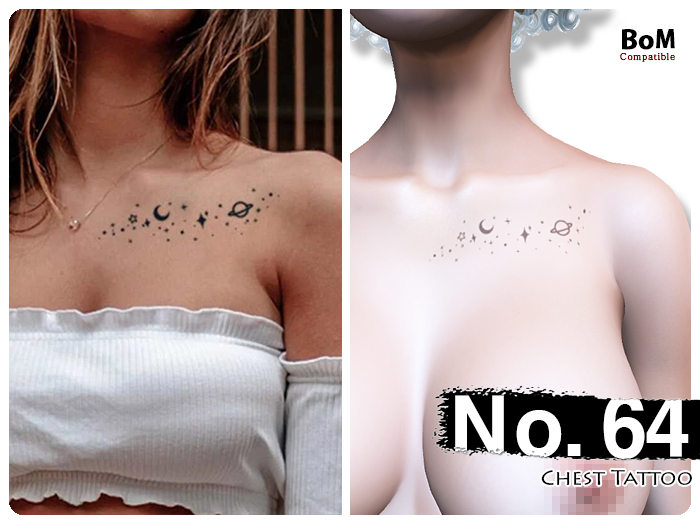 (Chest Tattoo) No.64