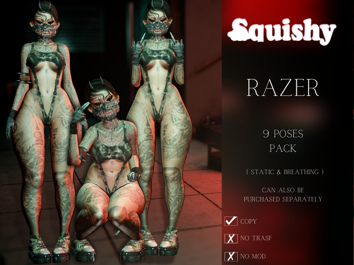 {Squishy}- Razer Poses Pack