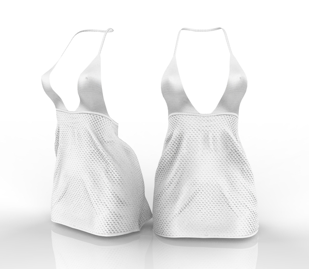 White Mesh Dress Legacy