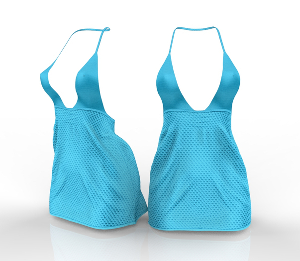 Blue Mesh Dress Legacy