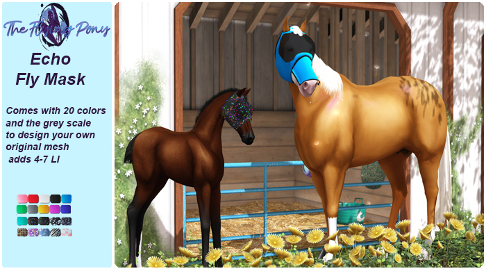 .:TFP:. *Teegle* Echo Fly Mask - Shetland{Rez}