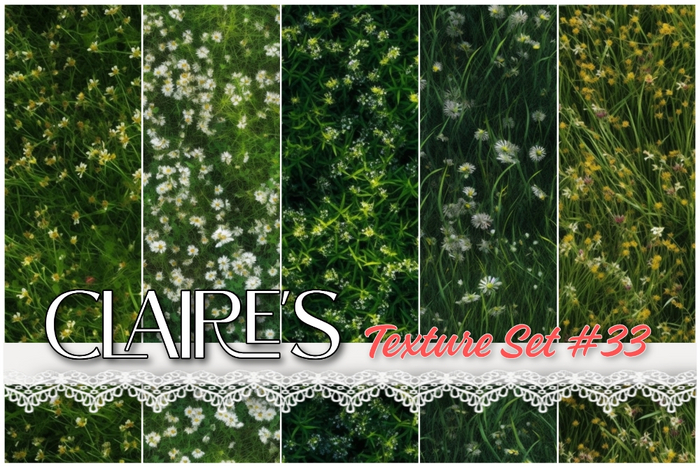[Claire's] Texture Set #33 - Full Perm - Seamless Meadow v3