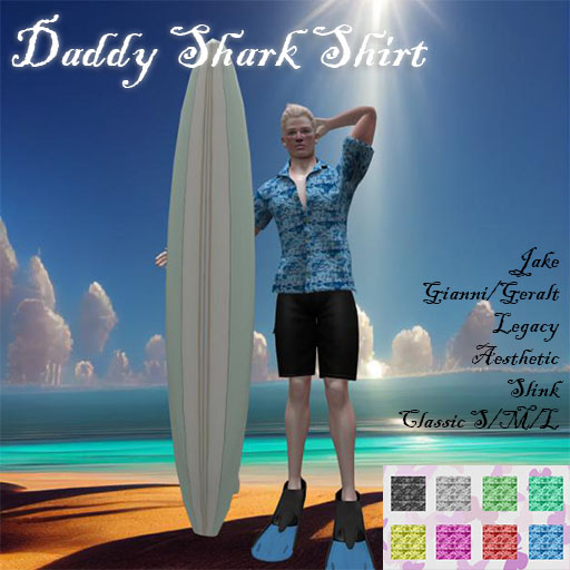 Daddy Shark Shirt BOXED