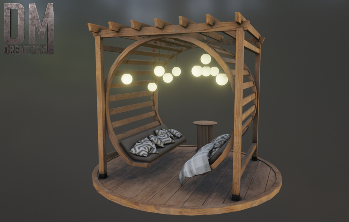 Konio Gazebo Full Perm Mesh