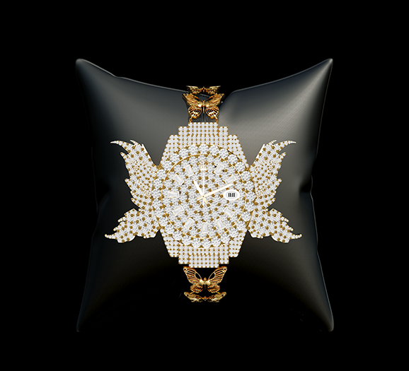 COCAINE. BUTTERFLY ROLLIE - GOLD