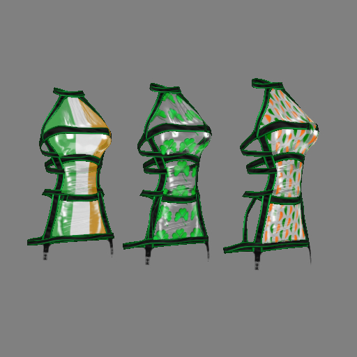 Irish Sheer Latex Slink Strap Minidress (Fatpack)
