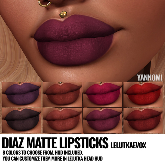 [YAN] Diaz Matte Lipsticks EVOX