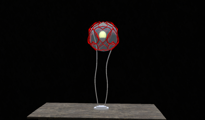Hearts lamp