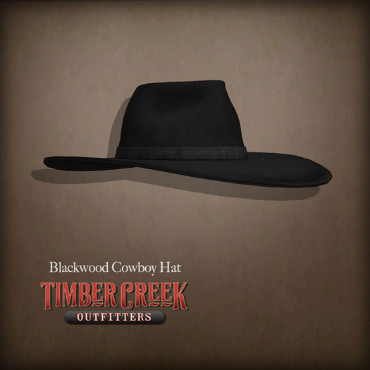 [Timber Creek] Blackwood Cowboy Hat-Midnight