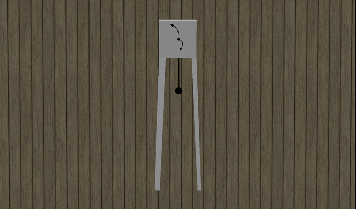 Contemporary clock 3 - White