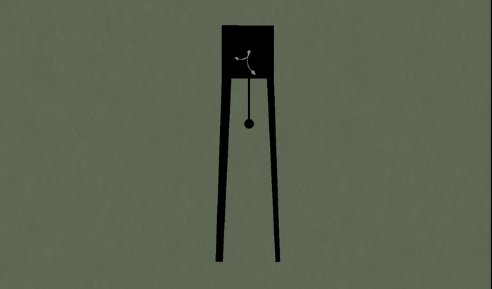 Contemporary clock 3 - Black