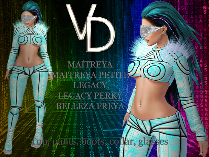 VD #032 Set Blue Light White Add