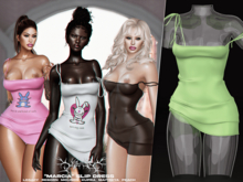 #Klubb "Marcia" Slip Dress [Reptilian]