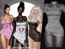 #Klubb "Marcia" Slip Dress [Razor Blade]