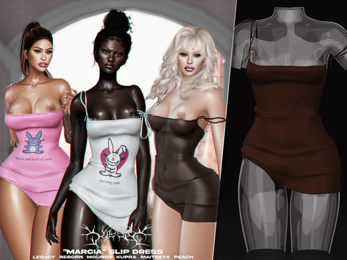 #Klubb "Marcia" Slip Dress [Mudplay]