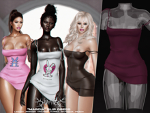 #Klubb "Marcia" Slip Dress [Lust]