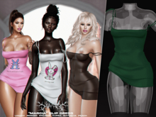 #Klubb "Marcia" Slip Dress [Envy]