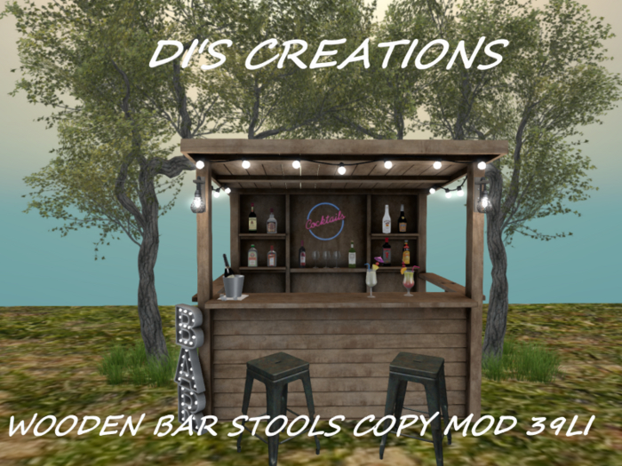 WOODEN BAR STOOLS