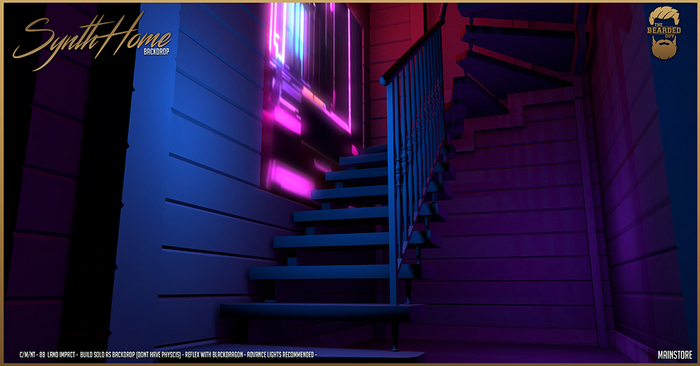 Synth Home Backdrop - The Bearded Guy