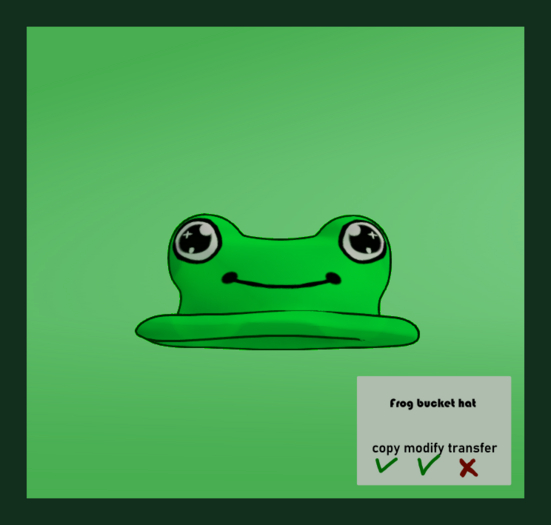 frog bucket hat 