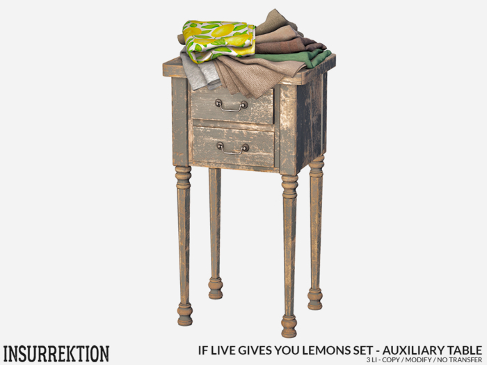 [IK] If live gives you lemons Set - Auxiliary table