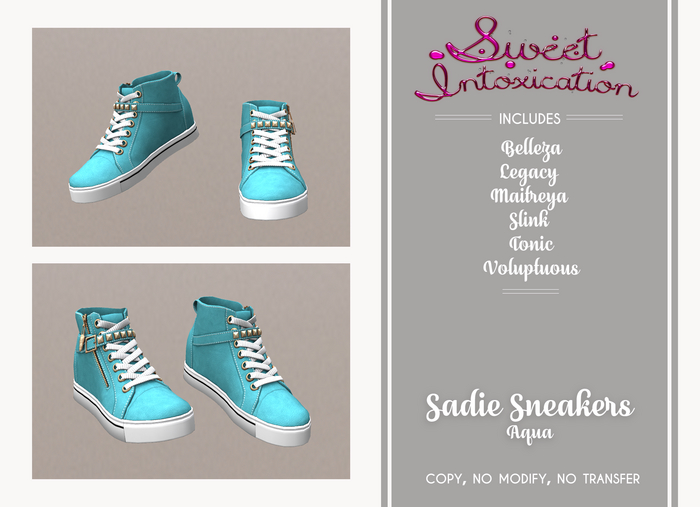 ::Sweet Intoxication:: Sadie Sneaker - Aqua