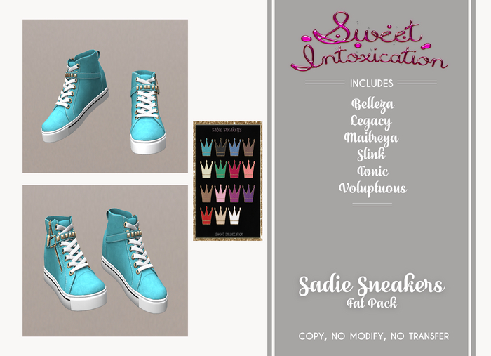 ::Sweet Intoxication:: Sadie Sneaker - Fat Pack