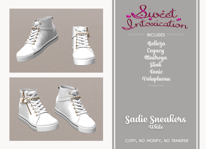 ::Sweet Intoxication:: Sadie Sneaker - White
