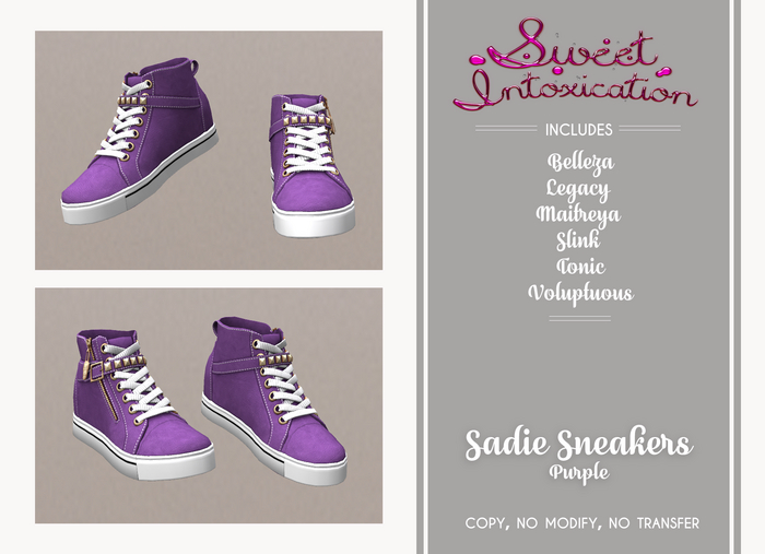 ::Sweet Intoxication:: Sadie Sneaker - Purple