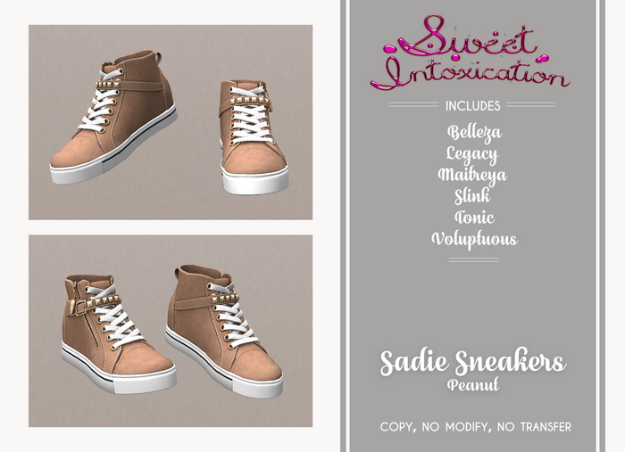 ::Sweet Intoxication:: Sadie Sneaker - Peanut