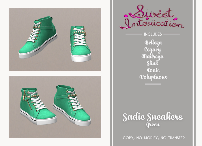 ::Sweet Intoxication:: Sadie Sneaker - Green