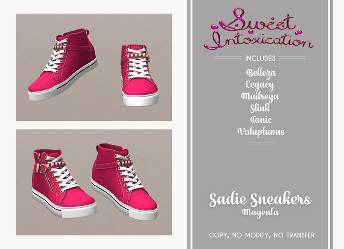 ::Sweet Intoxication:: Sadie Sneaker - Magenta