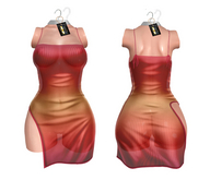 Fuchsia Transparent Dress Reborn