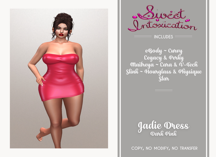 ::Sweet Intoxication:: Jadie Dress - Dark Pink