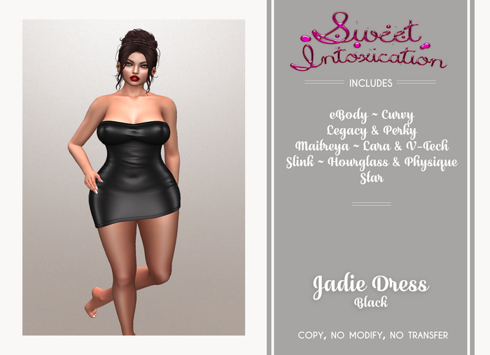 ::Sweet Intoxication:: Jadie Dress - Black