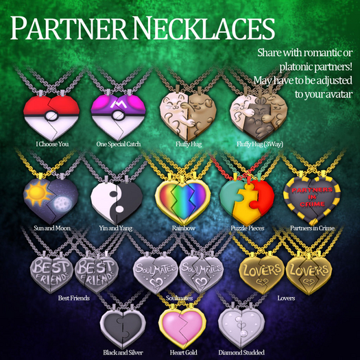 MOOPA Inc. Partner Necklaces Fatpack