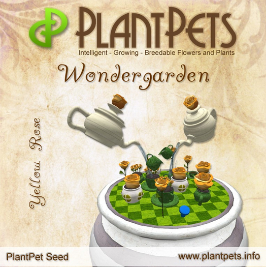 * PlantPet Seed [Wondergarden *Yellow Rose*]