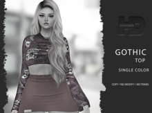 H Designer - *DEMO* TOP Gothic Teddy - (ADD BOX)